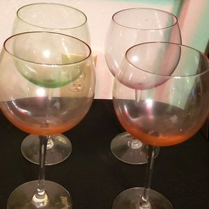 SET OF 6 WINE GLASSES